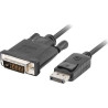 Cavo lanberg usb-a a dvi-d m/m, 1 m, nero [ca-dpdv-10cu-0010-bk]