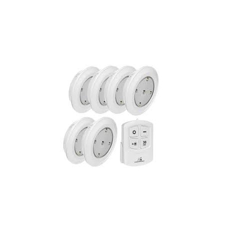 Set lampade da soffitto maclean mce165 led con telecomando con batterie