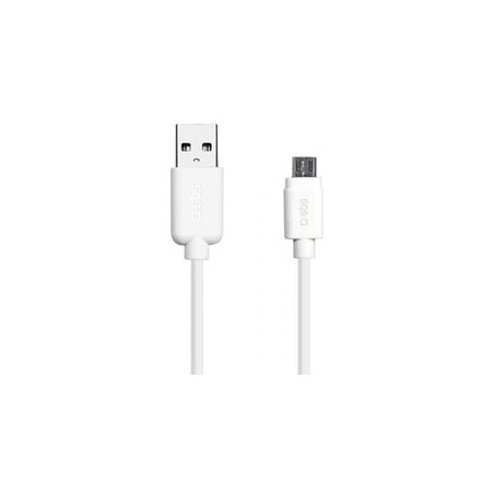 Cavo sbs usb-a a micro usb 2.0 1m bianco