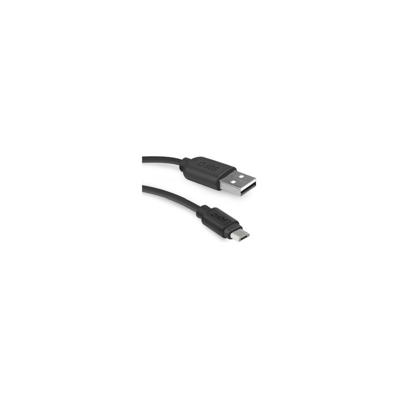Cavo sbs usb-a a micro usb 2.0 2m nero
