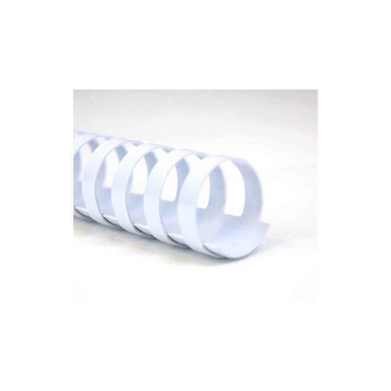 Scatola 100 dorsi spirale 6mm bianco 21 anelli [4028193]