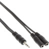 Cavo inline sdoppiatore y, jack 3,5mm m a 2x jack 3,5mm f, stereo,