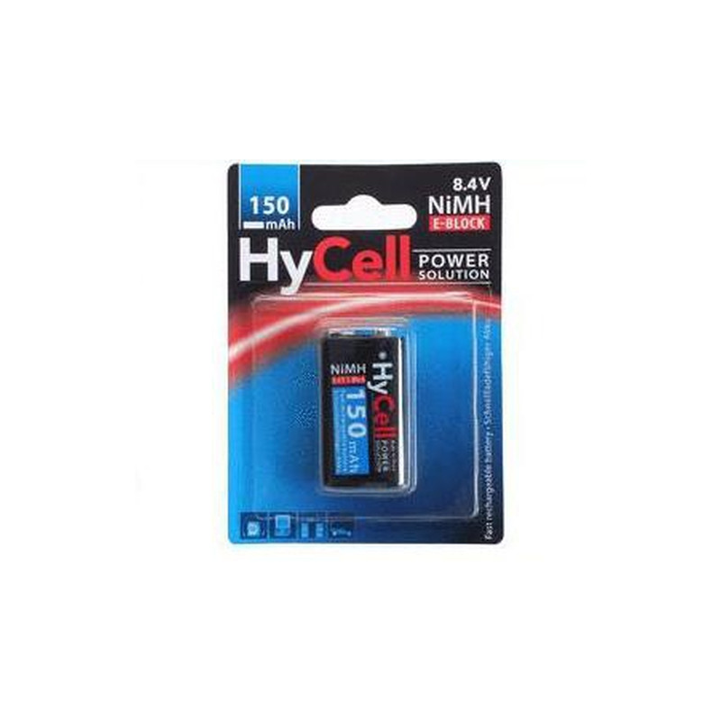 Batteria hycell 9v e-block typ 150 mah 8,4v nichel [5035322]