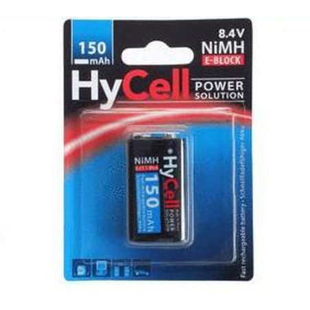 Batteria hycell 9v e-block typ 150 mah 8,4v nichel [5035322]
