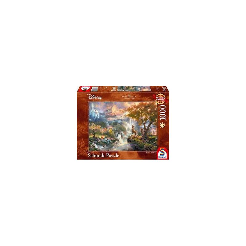 Schmidt spiele 59486 puzzle - disney bambi 1000 pezzi