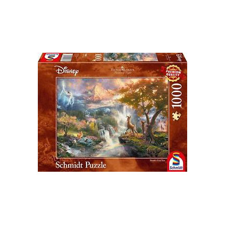 Schmidt spiele 59486 puzzle - disney bambi 1000 pezzi