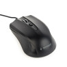 Mouse ottico gembird 1200 dpi, usb, nero, 1.35m [mus-4b-01]
