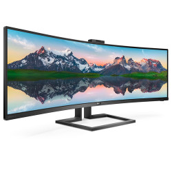 Monitor led 49" philips p line 499p9h 5120x1440p 5ms classe