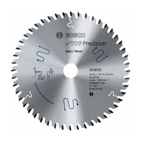 Lama circolare 165 x 20 x 1.8 mm numero di denti: 48 bosch accessories