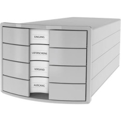 Han cassettiera impuls 2.0 1012-11 grigio luminescente din a4,