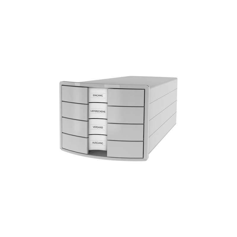 Han cassettiera impuls 2.0 1012-11 grigio luminescente din a4,