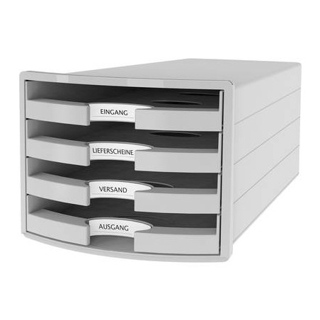 Han cassettiera impuls 2.0 1013-11 grigio luminescente din a4,