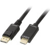 Lindy displayport / hdmi cavo di collegamento [1x spina displayport