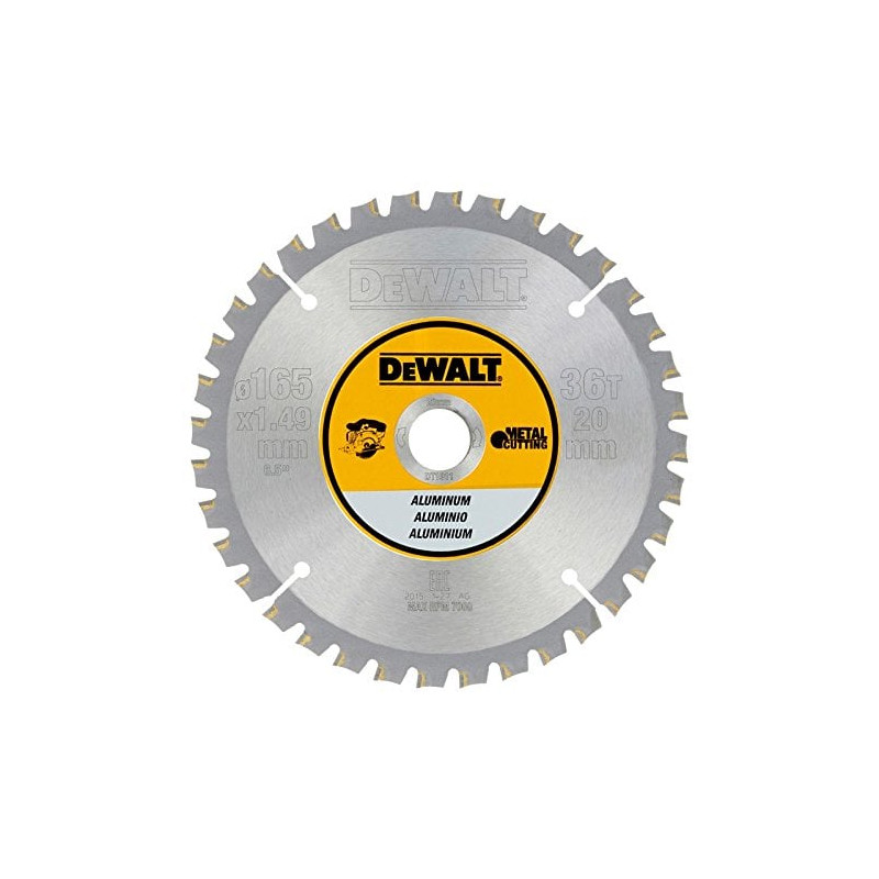 Lama circolare dewalt, taglio alluminio e metalli non ferrosi -