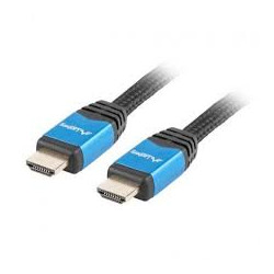 Cavo hdmi lanberg premium (hdmi m - hdmi m 1.8 m colore nero)