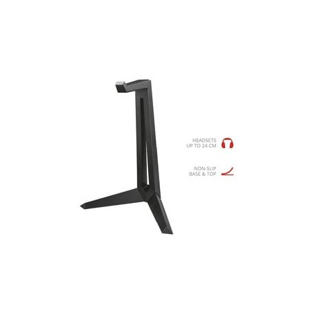 Supporto per cuffie trust gxt 260 cendor 22973, nero [22973]