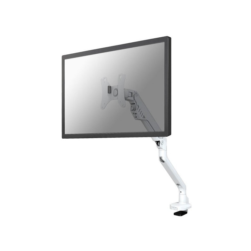 Supporto monitor newstar con morsetto-passacavo bianco [fpma-d750white]