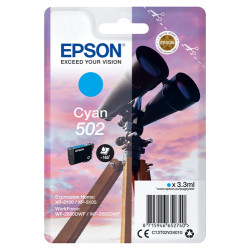 Cartuccia d'inchiostro epson 502 ink sec 3.3ml ciano [c13t02v24020]