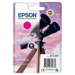 Cartuccia d'inchiostro epson 502 ink sec 3.3ml magenta [c13t02v34020]