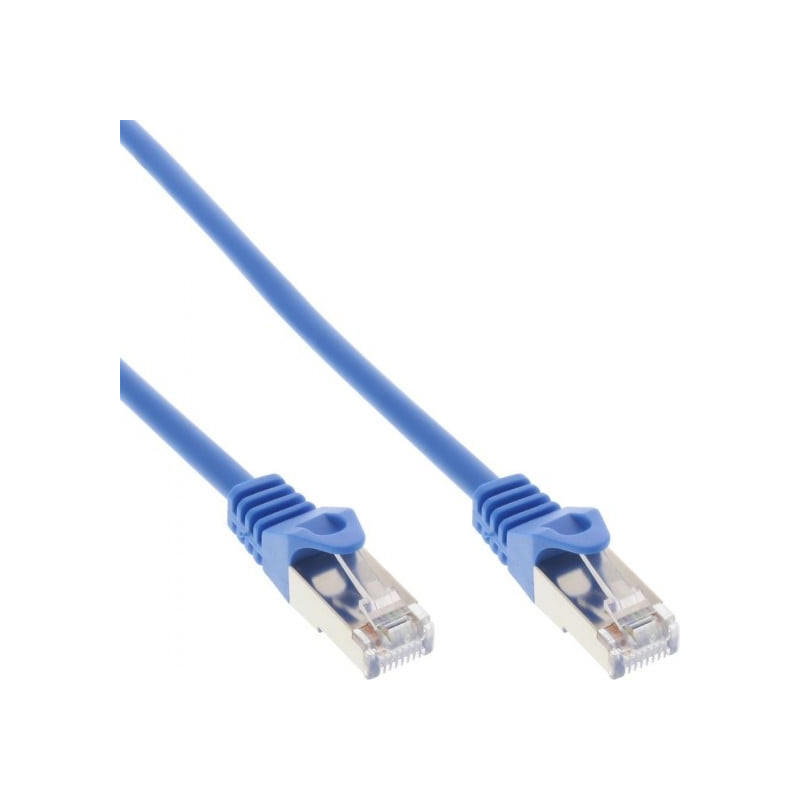 Cavo di rete patch inline lan, sf/utp, cat.5e, guaina pvc, cu (100