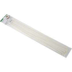 Fascette per cablaggio inline 650x12mm, colore neutro, 10pz [59963c]