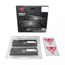 Ram dimm ddr4 16gb patriot ram4284 viper steel 3200mhz nero [pvs416g320c6k]
