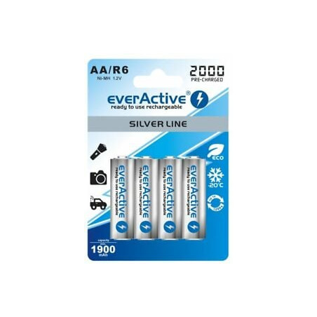 Pile ricaricabili everactive 2000 aa ni-mh mignon [evhrl6-2000]