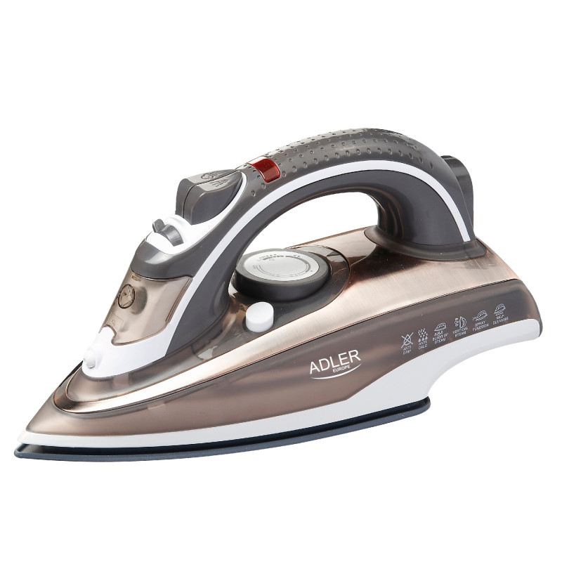 Ferro da stiro adler 3000w marrone [hdadlzead503000]
