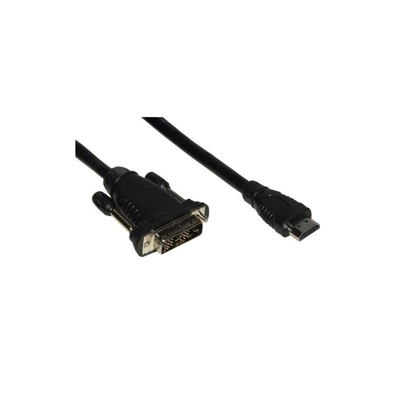 Cavo link hdmi / dvi-d18+1, 4kx2k, 2m nero [lkchdvi20]
