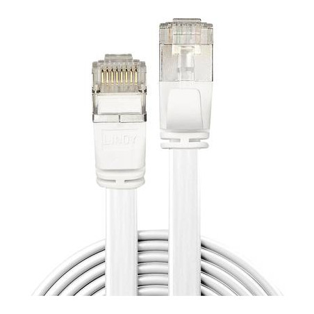 Cavo di collegamento rete rj45 lindy cat 6a u/ftp 2 m bianco con