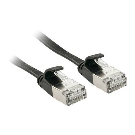 Cavo di collegamento rete rj45 lindy cat 6a u/ftp 2 m nero con protezione