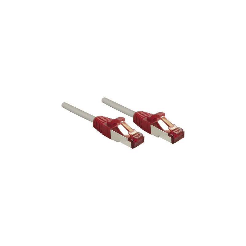 Cavo di collegamento rete rj45 lindy cat 6 s/ftp 1 m grigio con protezione