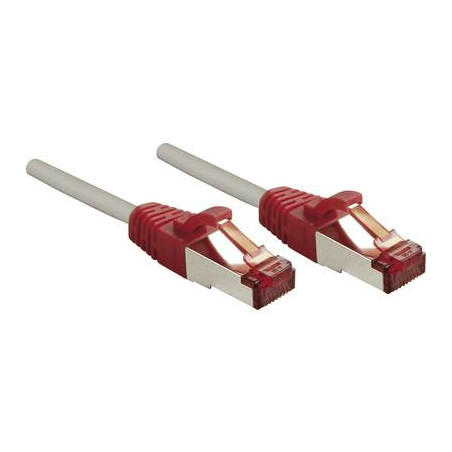Cavo di collegamento rete rj45 lindy cat 6 s/ftp 1 m grigio con protezione