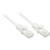 Cavo di collegamento rete rj45 lindy cat 6 u/utp 0.5 m bianco con