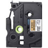 Cassetta nastro brother tze-pr851 colore nastro: oro colore carattere: