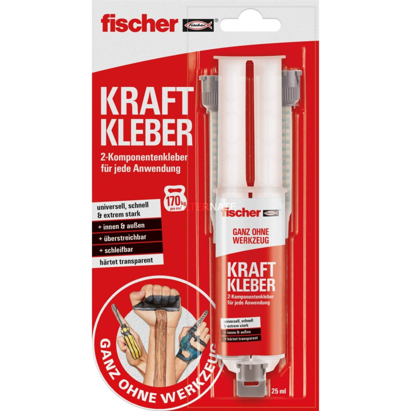 Colla superfissante a presa rapida fischer gow 25ml [545865]