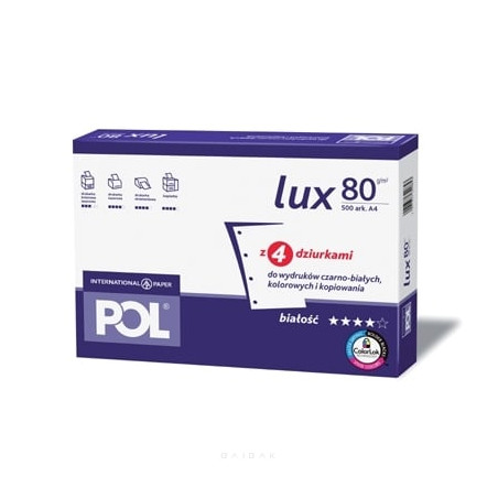 Carta in risma igepa ksero pol lux a4 80g/m2 500 fogli bianco