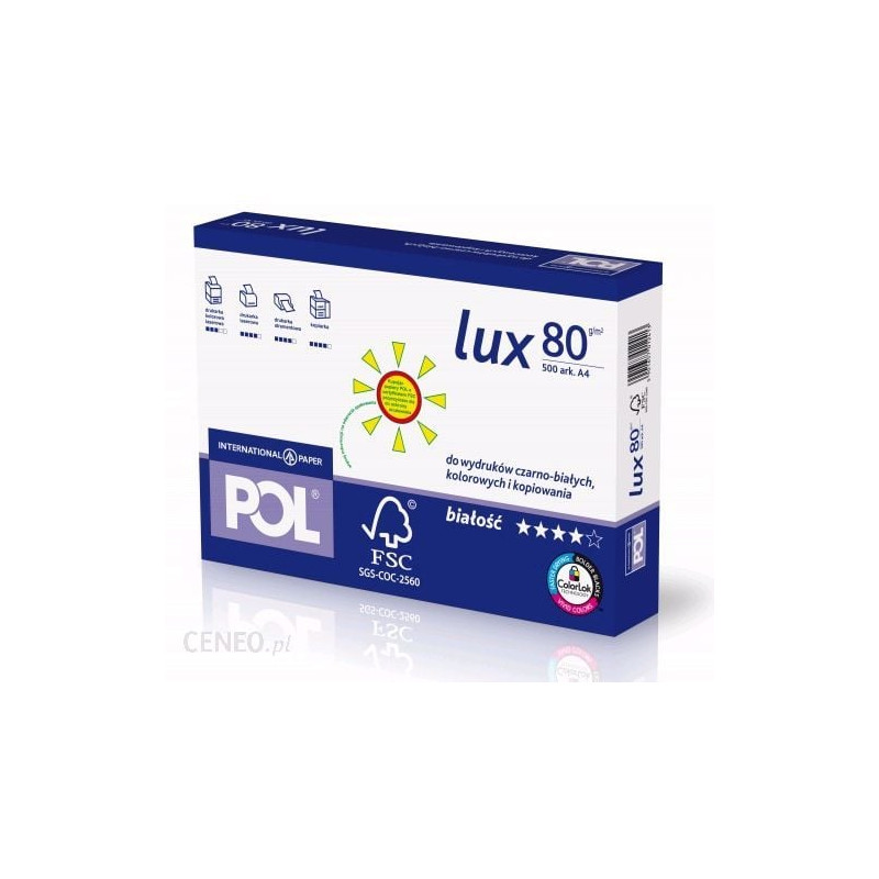 Carta fotografica igepa polspeed a4 80g/m2 500fogli bianco