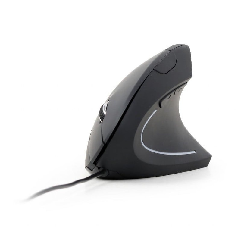 Mouse gembird mus-ergo-01 ottico ed ergonomico usb nero