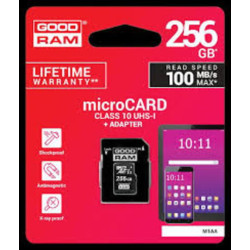 256gb scheda microsd goodram + adattatore [sfgodmd256m1aa1]