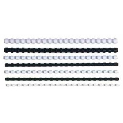 Scatola 50 dorsi spirale 32mm nero 21 anelli ovale [4028184]