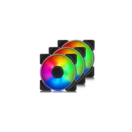Ventola 120x120mm fractal design prisma al-12/pwm 3pz nero [fd-fanprial12pwm3p]