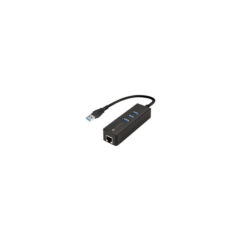 Adattatore usb 3.0 ethernet gigabit con hub 3 porte
