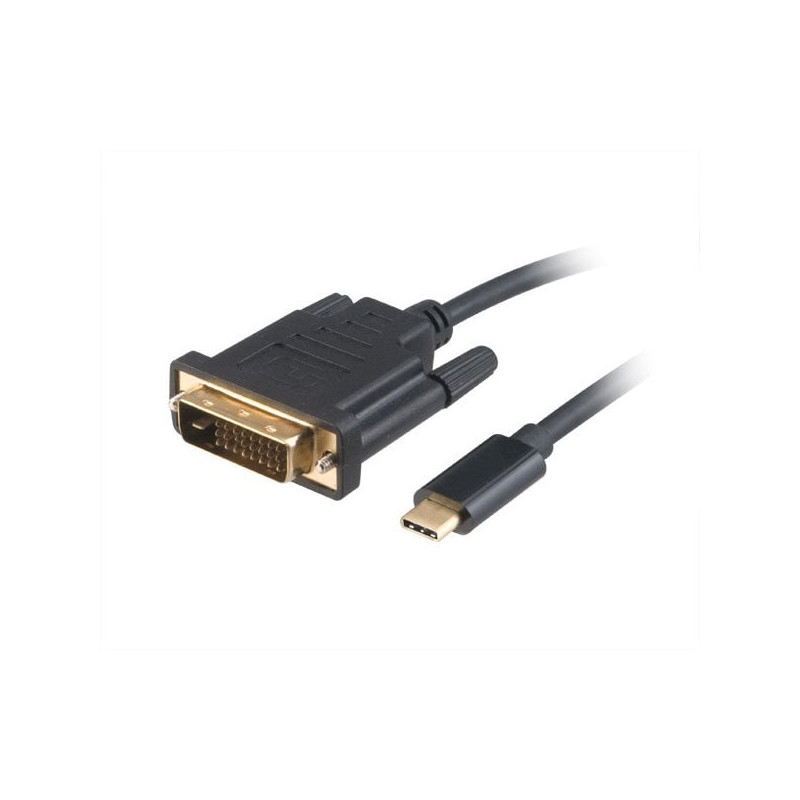 Cavo akasa usb tipo-c a dvi-d (m) 4k 60hz 1.8m [ak-cbca10-18bk]
