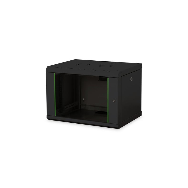 Armadio rack digitus a muro 19" 7u 416x600x450mm nero [dn1907uecn]