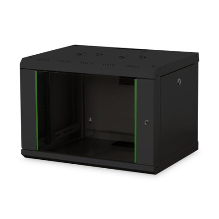 Armadio rack digitus a muro 19" 7u 416x600x450mm nero [dn1907uecn]