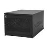 Armadio rack a muro link 19" 12u 620x540x600mm nero con porta