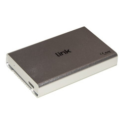 Box hdd/ssd link usb 3.0 per hdd sata 2,5 fino a 12,5 mm di spessore