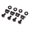 Kit 50 viti link con dadi e rondelle per armadi rack 19, nero [lkkit50vn]
