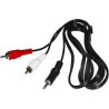 Cavo stereo link con jack 3,5mm a cinch rca m, 1,80m [lkc3518]